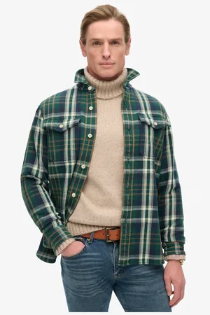 Superdry 100% Katoen Merchant Zwaar Geruit OverhemdM