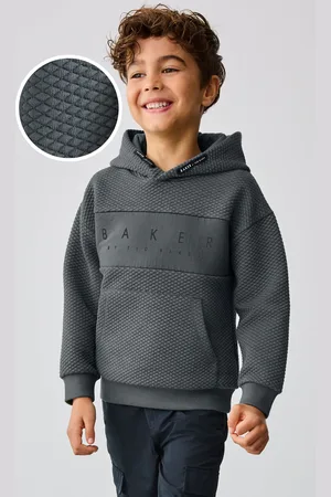 Ted Baker Charcoal Grey Quilted Hoodie116122cm