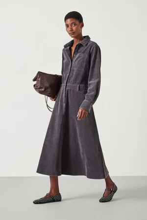 Hush Puppies Bella Corduroy Maxi 100% Cotton Dress42
