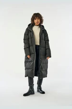 ONLY Down Hooded Long Puffer Coat36