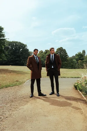 Harry Brown Josh Wool Melton Overcoat42