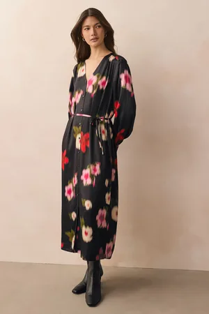 GANT Relaxed Floral Print Shirt Dress44