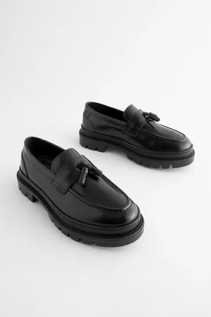 Next Leren kwastjes loafer schoolschoenenEU 42 (UK 8)