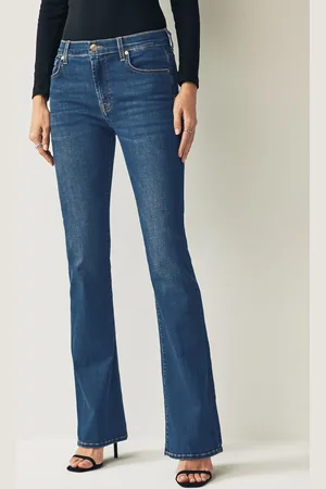 7 for all Mankind Mid Blue Bair Eco Rinsed Bootcut Flare Jeans28 R