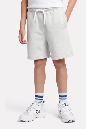 New Balance Boys Small 100% Cotton French Terry Logo Shorts10