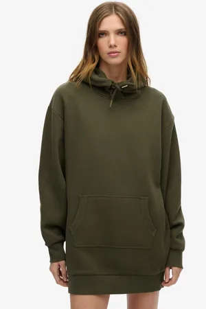 Superdry Tattoo Rhinestone Hoodie Dress34-36