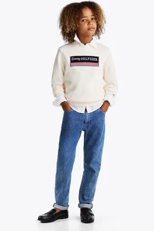 Tommy Hilfiger Regular Fit 1985 Monotype 100% Cotton Jumper10 Jaar (140cm)