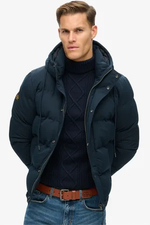 Superdry Everest korte pufferjas met capuchon3XL