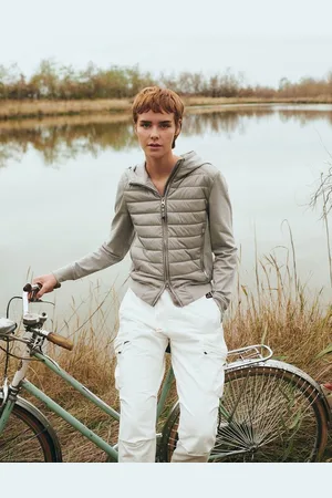 Parajumpers Beige Caelie nylon fleece beige jacketM