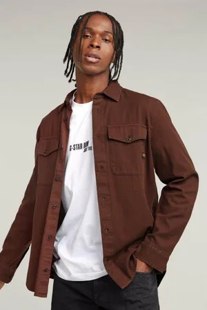 G-Star G-Star marine slim fit overhemd van 100% katoenL