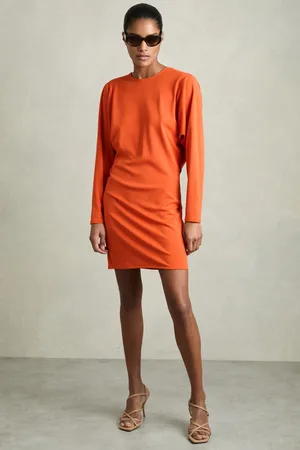 Reiss Louise Cowl Back Mini DressM