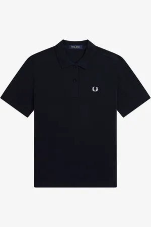 Fred Perry Navy Twin Tipped 100% Cotton Polo Shirt42