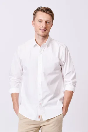 Aubin 100% Cotton Chase Poplin White Shirt