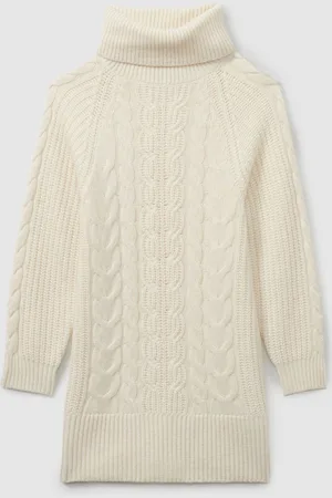 Reiss Mimi Wool Blend Cabled Jumper Dress158164cm