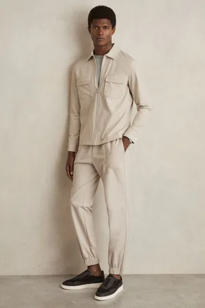 Reiss Climb Drawstring Technical Cuffed Trousers32r