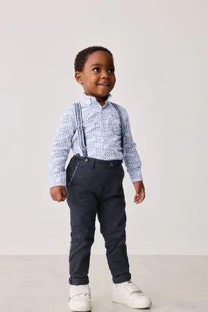 Ted Baker Navy Shirt Trousers and Braces Set9