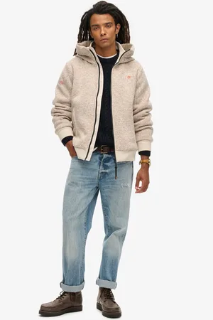 Superdry Gebreid bomberjack met capuchonXL