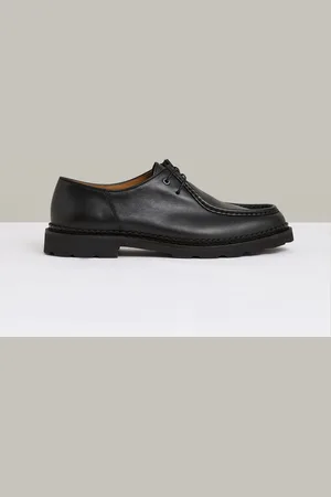 Reiss Hatton Leather Moccasin-Toe Lace-Up ShoesEU 44 (UK 10)