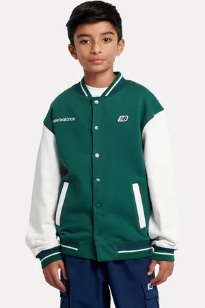 New Balance Boys 100% Cotton Baseball Jacket9
