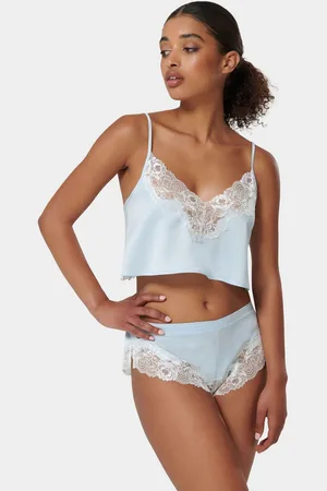 BlueBella Blue Isabella Luxury Satin Cami and Shorts Set38