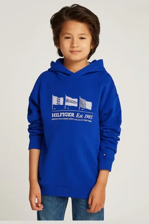 Tommy Hilfiger Archive Fit Flag 100% Cotton Hoodie6 Jaar (116cm)