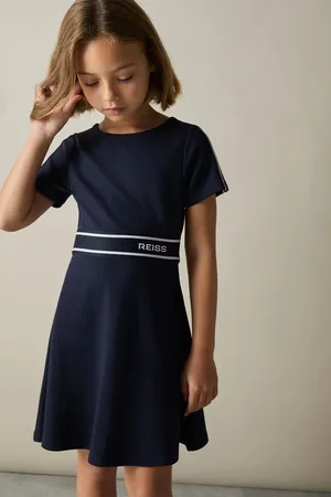 Reiss Lowri Interlock-Jersey Logo-Waistband Dress7