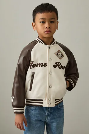 Reiss Walker Home Run Varsity Bomber Jacket146152cm
