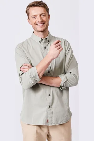 Aubin Green Hessle 100% Cotton ShirtXL