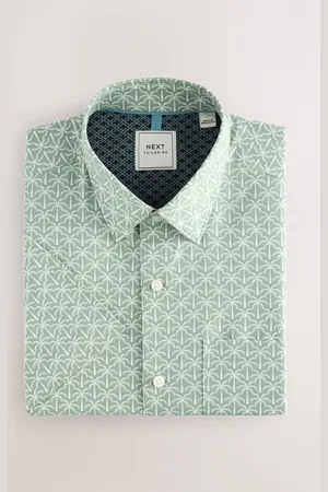 Next Strijkvrij Oxford overhemd met korte mouwen en button-down kraag4X-Large