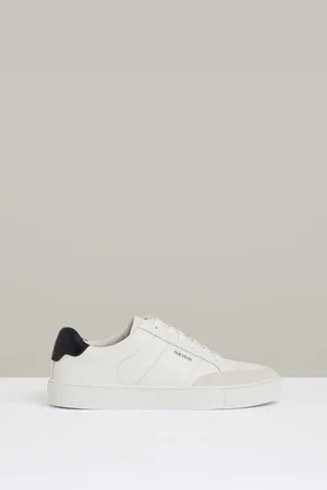 Reiss Ashton Suede Toe Cap Leather Trainersuk8eu42