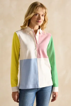 Joules Falmouth Hotch Potch Collared Rugby Shirt40