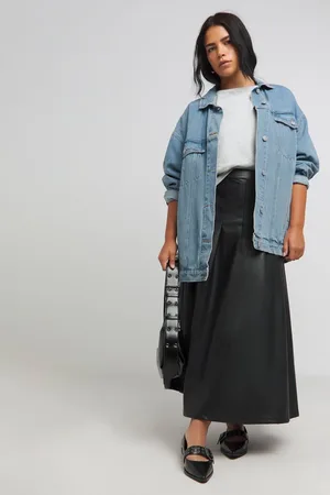 Simply Be PU Pleated Midaxi Skirt42