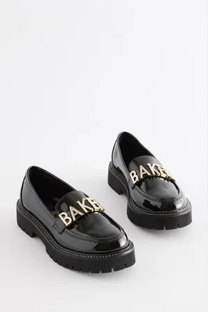 Ted Baker Girls Patent Chunky Black LoafersEU 29 (UK 11)