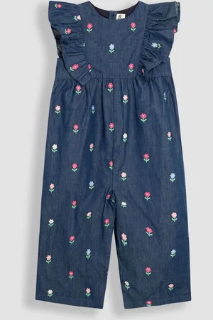 JoJo Maman Bébé Frill Shoulder Jumpsuit116122cm