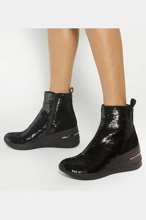 Dune Effective 2 Sequin Wedge TrainersEU 39 (UK 6)
