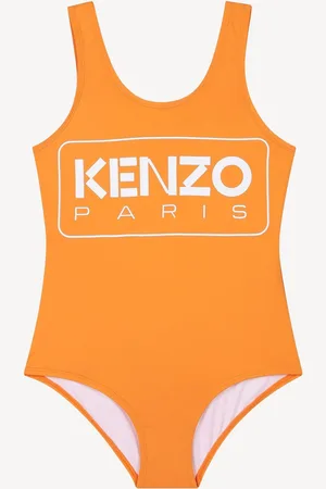 Kenzo Orange Rectangle Logo Swimming Costume14 Jaar (164cm)