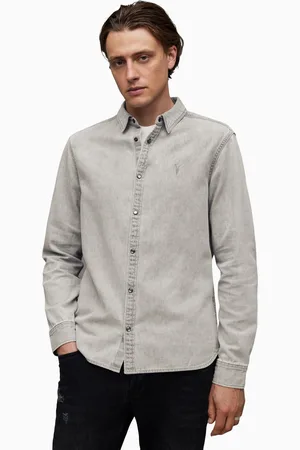 AllSaints AllSaints Gleason 100% Organic Cotton ShirtXL