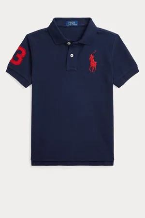 Ralph Lauren Boys Big Pony Varsity 100% Cotton Polo Shirt5 Jaar (110cm)