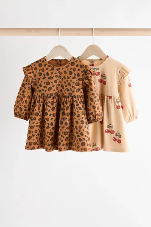 Next Baby 100% Cotton Jersey Dresses 2 Pack (0mths-2yrs)6