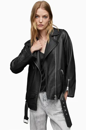 AllSaints AllSaints 100% Cotton Billie Biker JacketS