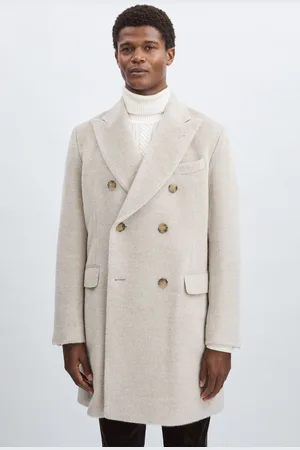 Oscar Jacobson Alpaca-Wool Double-Breasted Coat52
