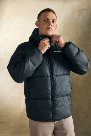 Columbia Puffect II Hooded Padded Black JacketM