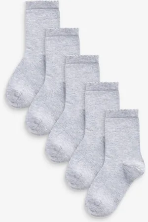 Next Cotton Rich School Ankle Socks 5 PackUK 4