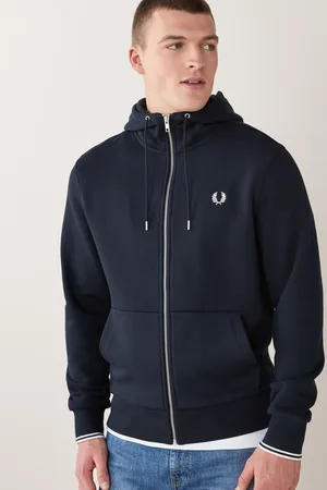 Fred Perry Hoodie met ritssluitingS