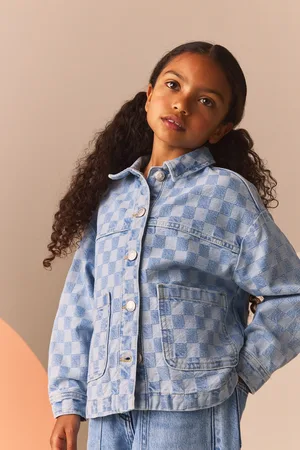 Next 100% Cotton Denim Shacket (3-16yrs)10 Jaar (140cm)