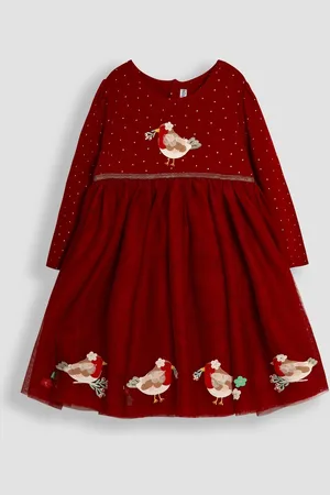 JoJo Maman Bébé Appliqué Tulle Party Dress12