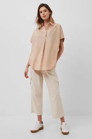 French Connection Cele Rhodes poplin overhemd van 100% katoenXS