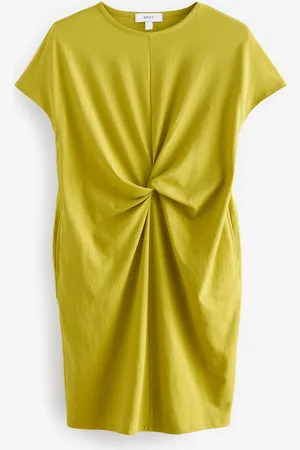 Next 100% Cotton Twist Short Sleeve T Dress48