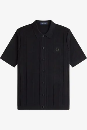 Fred Perry Overhemd met knoopsluiting en korte mouwenX-large
