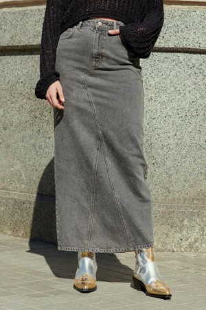Next Maxi Denim 100% Cotton Skirt42 S